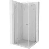 Mexen Roma Duo draaideur douchecabine 100 x 100 , transparant, chroom - 854-100-100-02-00
