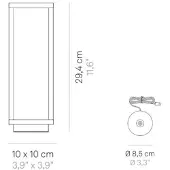 Zafferano Home LED lantaarn IP54 donkergrijs Home, dimbaar, alu / grijs / zink, Woon-/ Eetkamer, Aluminium