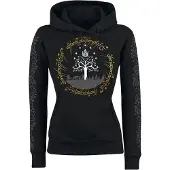 The Lord Of The Rings Trui met capuchon - Journey - S tot XXL - voor Vrouwen - zwart | Maat XXL
