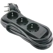 VB Extend Stekkerdoos | TCD 3V + RA 1,5 meter 3x1.5mm² zwart