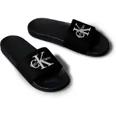 Calvin Klein Jeans Muiltjes 'ESS' zwart / wit