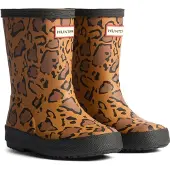 Hunter Gummistiefel - Kids First Leopard Print - Rich Tan/Sattel - - 22 - Gummistiefel