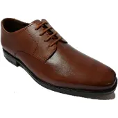 Clarks Clarksvoor mannen. 26162017 Howard Walk bruin leren schoenen (40), Leer, Plat, Veters, Casual