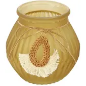 HBX natural living Theelichthouder met hanger Ø12xh12cm