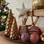 HBX natural living Kerstbal Adica Ø6cm multikeuren