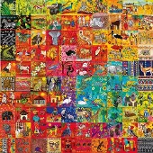 Magnolia puzzel legpuzzel A 100 Tile Tale - 1023 stukjes multicolor.