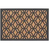 Esschert Design Deurmat kokos rubber ruit 40x60cm multicolor speelgoed educatief.