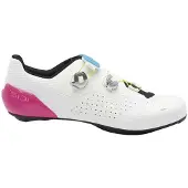 Sidi Genius X WYVE wielrenschoenen wit/fluo, Maat 37 - EUR