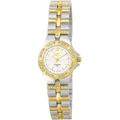 Invicta Wildflower 0133 - Dameshorloge - Quartz uurwerk - Roestvrij staal met witte wijzerplaat - 22 mm