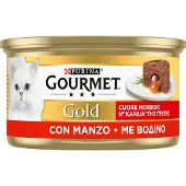 Gourmet 48x85g Gold Smeltende Kern Kip Natvoer Kat