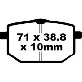 EBC Fa Series Organic Fa118 Remblokken