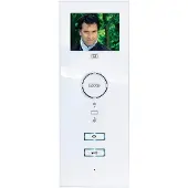 M-E VIDEO-deurintercom VISTADOOR VDV-503, binnendeurstation in hoogglanzwit, uitbreidbaar