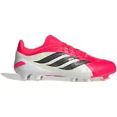 Adidas Predator League Gras Voetbalschoenen (FG) Kids Rood Wit Zwart