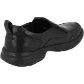 Hush puppies Heren Harold Leren Slip-on Flats (Zwart)