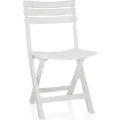 Hjh LIVING Tuinstoel / klapstoel TRAVANO kunststof wit