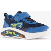 Blue Box jongens sneakers met lichtjes en graafmachines maat 28
