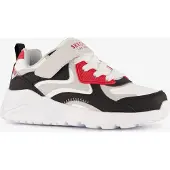 SKECHERS Uno Lite jongens sneakers wit rood maat 30