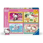 Ravensburger Hello Kitty - Puzzel - 100 Stukjes - 4 in 1