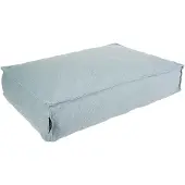 D&D Home Eden Hondenmatras - Hondenkussen - Waterafstotend & Wasbare Hoes - Anti-slip - S 70x50x14cm - Ocean Blauw