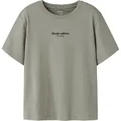 Name it Shirt 'NKMBrody' greige / zwart