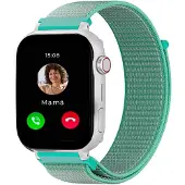Savefamily White Casing + Mint Green Fabric Strap Sf-sw+b.ctvm Smartwatch