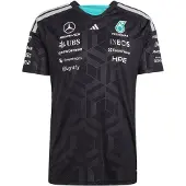 Adidas Functioneel shirt 'Mercedes-AMG Petronas Formula 1 Team Driver' aqua / antraciet / zwart / offwhite