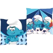 De Smurfen Smurfen Kussen - Voor de kinderkamer - Blauw