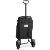 Puccini Shopping Trolley Boodschappentrolley - 2 Wiel - Boodschappenwagen - Zwart