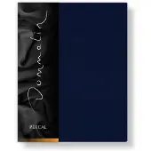 Dommelin Topper Hoeslaken 5-9 cm Navy (Percal 200TC)-160 x 220 cm