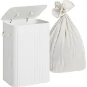 Merkloos Wasmand - 40x60x30 cm - wit