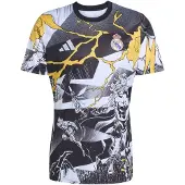 Adidas Tricot 'Real Madrid Avengers 25/26 Pre-Match' goudgeel / donkergrijs / zwart / wit