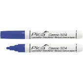 PICA 524/41 Lakmarker | 2-4mm | Ronde tip | Blauw | 10 stuks - PI52441