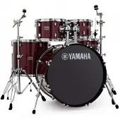Yamaha Rydeen 20" Drum Kit with Paiste Cymbals & DS550U Drum Throne Burgundy Glitter