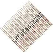 Vic Firth 7AN Nylon Tip Hickory Drumsticks 4 Pair Value