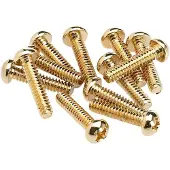 Fender Pickup and Selector Switch Mounting Screws (12) (Gold)