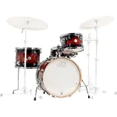 DW Drums Design Frequent Flyer 20 Shell Pack Gloss Tobacco Burst