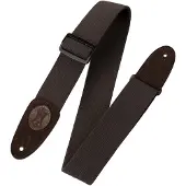 Levys Leathers 5 CM COTTON WITH BROWN LEATHER LEVY'S LOGO