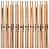 Gear4Music 2B Wood Tip Maple Drumsticks 10 Pack