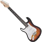 Gear4Music 3/4 LA Left Handed Electric Guitar by Sunburst