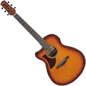 Ibanez AAM50LCE Advanced Left Handed Light Brown Sunburst