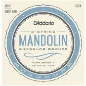 Daddario EJ73 Mandolin Strings Phosphor Bronze Light 10-38