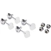 Fender Deluxe Bass Tuners with Fluted-Shafts 4 Pack Chrome