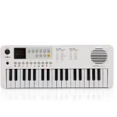 Gear4Music VISIONKEY-1 Draagbaar MiniKeyboard met 37 toetsen Wit