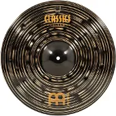 Meinl 17" Classics Custom Dark Crash Cymbal & Gear4music Boom Arm Stand Black