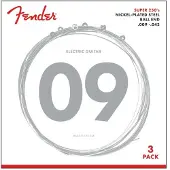 Fender 3 snarensets elektrische gitaar - F-250L-3 - nickel roundwound 09-42 light 3-pack