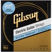 Gibson FACTORY SPEC STRINGS BRITE WIRE 'REINFORCED' ELECTRIC GUITAR LIGHT