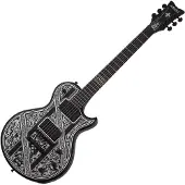 Schecter Solo-II Pryzm Palladium Gloss Black