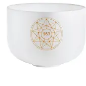 Meinl Solfeggio Crystal Singing Bowl 10" 963 Hz Note B4