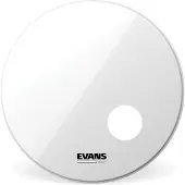 Evans EQ3 Resonant Smooth White Bass Drum Head 18"