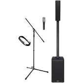 QSC KC12 Active 3-Way Column PA System Bundle